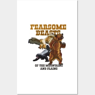 Almost Heroes - Fearsome Beasts of the Mountains and Plains Posters and Art